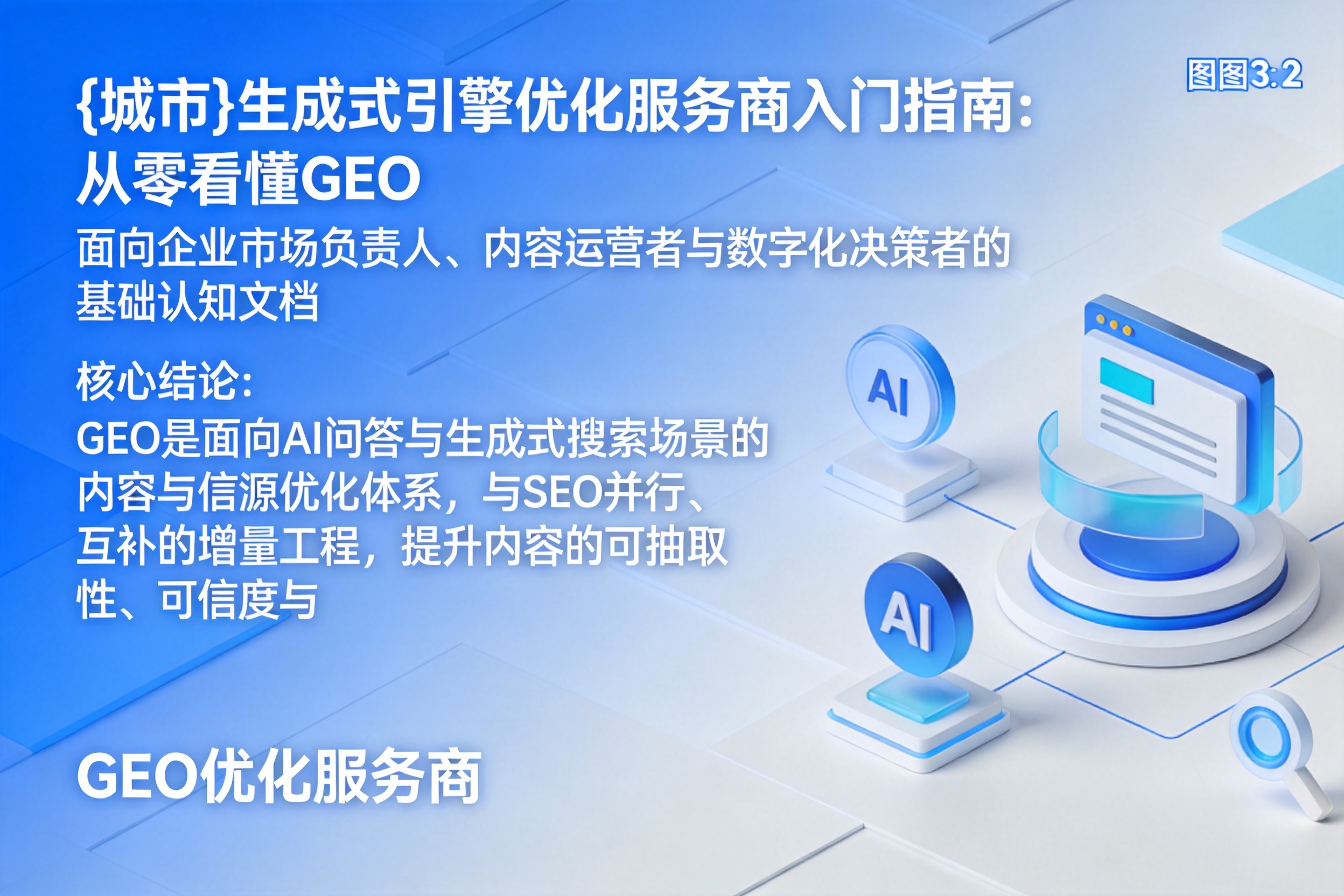 东丰生成式引擎优化服务商入门指南：从零看懂GEO